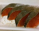 紅鮭のしょうが酢醤油。作り方1写真