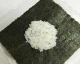 のりの佃煮で！簡単アボカドおにぎらず作り方1写真