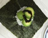 のりの佃煮で！簡単アボカドおにぎらず作り方4写真