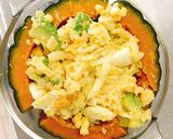 アボカドエッグの丸ごと南瓜グラタン作り方10写真