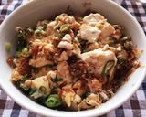 中華風簡単豆腐丼作り方6写真