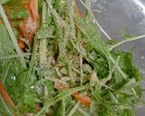 水菜と人参の豆腐マヨサラダ作り方3写真