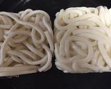 タジン鍋で、カルボナーラ風うどん作り方1写真