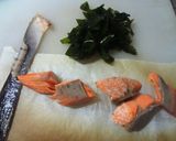 鮭とワカメの豆腐グラタン作り方1写真