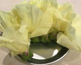オクラの花の甘酢和え作り方1写真
