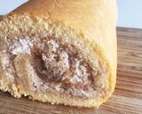 栗のふわふわロールケーキ ♪スポンジすぐ作り方10写真