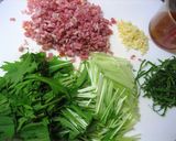 カリっとベーコン☆シャキっと水菜のパスタ作り方4写真