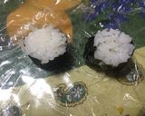 トトロとまっくろくろすけおにぎりキャラ弁作り方13写真