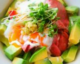 ランチ＊ローストビーフの山葵アボカど〜ん作り方5写真