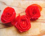 サラダの彩りに！トマトの皮の花(動画有)作り方8写真