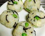 よろこんぶおにぎり☆枝豆チーズ作り方3写真