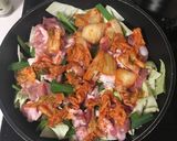 10分で完成！キャベツ&豚肉のキムチ蒸し作り方2写真
