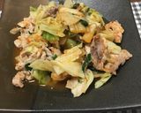 10分で完成！キャベツ&豚肉のキムチ蒸し作り方6写真