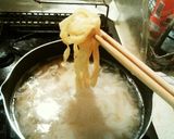 缶で簡単！クラムチャウダースープパスタ作り方2写真