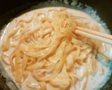 缶で簡単！クラムチャウダースープパスタ作り方5写真