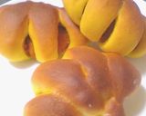 煮かぼちゃ使って✿かぼちゃパン✿作り方9写真