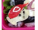 遠足カープ坊や野球キャラ弁作り方5写真