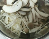 里芋の煮っころがし～秋のきのこあんかけ作り方4写真