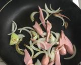 糖質0麺で・スパゲッティナポリタン作り方3写真
