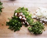 タイ風パクチーオムレツ作り方1写真