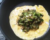 タイ風パクチーオムレツ作り方3写真