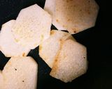 時短☆白だし 長芋と豆苗の炒め物作り方3写真
