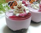 ハロウィン★レアチーズ風ヨーグルトケーキ作り方13写真