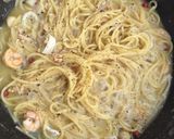 アヒージョの残りで簡単ワンポッドパスタ作り方4写真