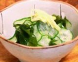 胡瓜と若布の酢の物作り方6写真