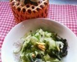 胡瓜と若布の酢の物作り方7写真