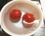 生ハムとトマトの冷製パスタ作り方2写真