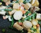 インゲンエリンギ彩り野菜のカレーマヨ炒め作り方1写真