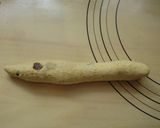 パンプキン&レーズンのコッペパン風作り方4写真