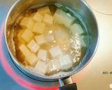 麩入り☆水菜と豆腐のお味噌汁☆作り方3写真