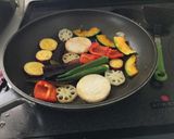野菜ソテー色々のっけ☆カレーライス作り方1写真