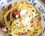 タコとアスパラ ペペロンチーノ作り方10写真