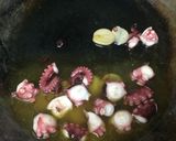 タコとアスパラ ペペロンチーノ作り方7写真