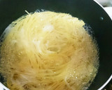 簡単☆サバ缶としめじの和風パスタ作り方2写真