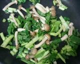 簡単☆サバ缶としめじの和風パスタ作り方3写真