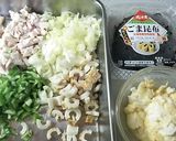 チャーハンで昆布おにぎり作り方1写真