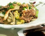 オクラとワカメがメイン☆豚肉の味ぽん炒め作り方12写真