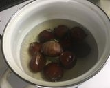 こしあんと栗入りのあんぱん作り方2写真