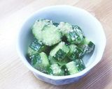 即席♪ きゅうりの昆布茶漬け作り方4写真