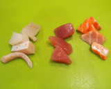 魚貝類とシークヮサーのセビーチェ作り方2写真
