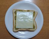 ジェノベーゼソースで簡単ピザトースト作り方3写真