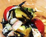 ひじきとアボカドのわさび醤油和え作り方4写真