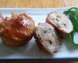 おかか昆布の肉巻きおにぎり作り方7写真