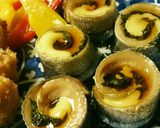 食べやすい秋刀魚ロール（大葉&梅チーズ）作り方9写真