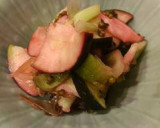 みょうがと茄子の梅酢和え作り方5写真