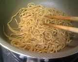 カルシウムたっぷり小魚入り焼きそば作り方4写真